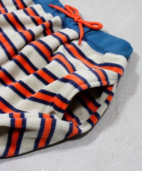 MARKEY'S(マーキーズ)の「先染めボーダーベロアパンツ(その他パンツ・キッズ・ブルー系その他/ホワイト系その他/グレー系その他・120/110/100/95/90/80/150/140/130)」の10枚目の写真