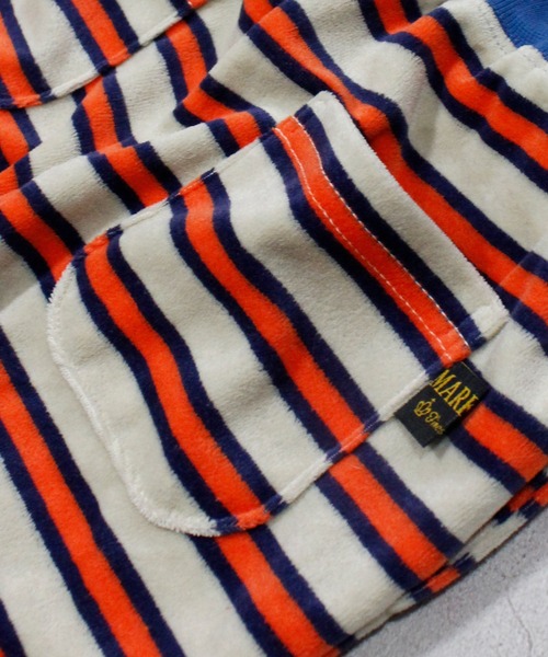 MARKEY'S(マーキーズ)の「先染めボーダーベロアパンツ(その他パンツ・キッズ・ブルー系その他/ホワイト系その他/グレー系その他・120/110/100/95/90/80/150/140/130)」の11枚目の写真