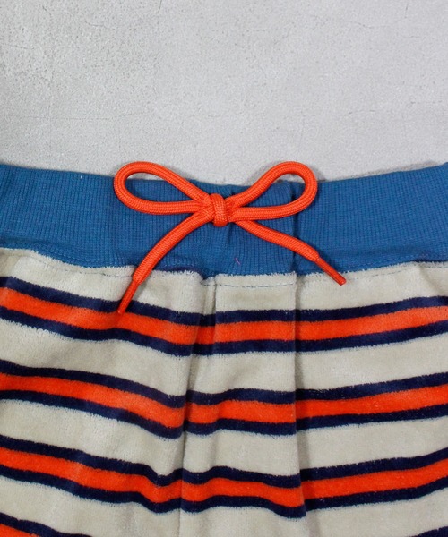 MARKEY'S(マーキーズ)の「先染めボーダーベロアパンツ(その他パンツ・キッズ・ブルー系その他/ホワイト系その他/グレー系その他・120/110/100/95/90/80/150/140/130)」の5枚目の写真