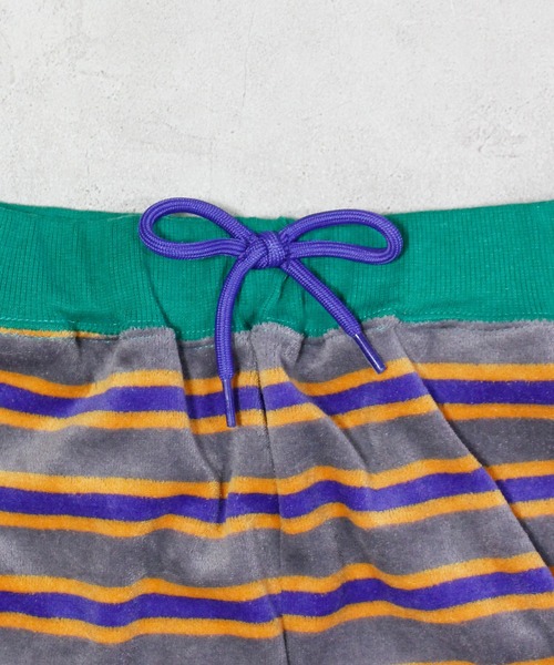 MARKEY'S(マーキーズ)の「先染めボーダーベロアパンツ(その他パンツ・キッズ・ブルー系その他/ホワイト系その他/グレー系その他・120/110/100/95/90/80/150/140/130)」の7枚目の写真