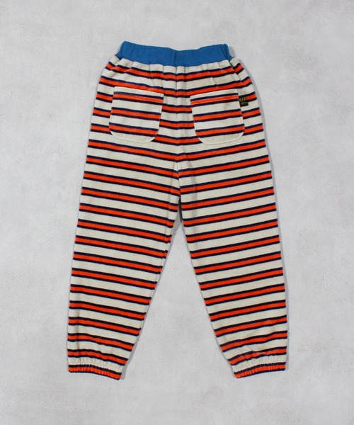 MARKEY'S(マーキーズ)の「先染めボーダーベロアパンツ(その他パンツ・キッズ・ブルー系その他/ホワイト系その他/グレー系その他・120/110/100/95/90/80/150/140/130)」の9枚目の写真
