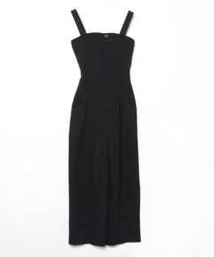 mila owenペプラムブラウスSET UP風オールインワン ペプラムブラウスSET UP風オールインワン（つなぎ