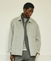 DESIGNWORKS | Super110's フレンチ カバーオール / リバー仕立て(ブルゾン)