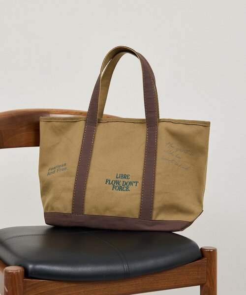 GALLARDAGALANTE（ガリャルダガランテ）の「メッセージキャンバストート（トートバッグ・レディース・ブラウン/グリーン・FREE）」の5枚目の写真
