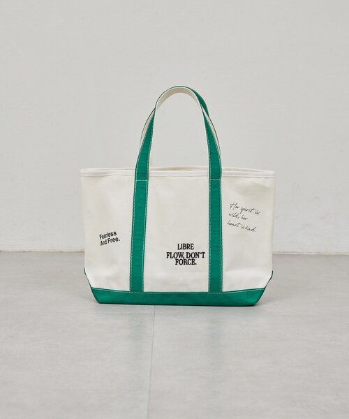 GALLARDAGALANTE（ガリャルダガランテ）の「メッセージキャンバストート（トートバッグ・レディース・ブラウン/グリーン・FREE）」の15枚目の写真