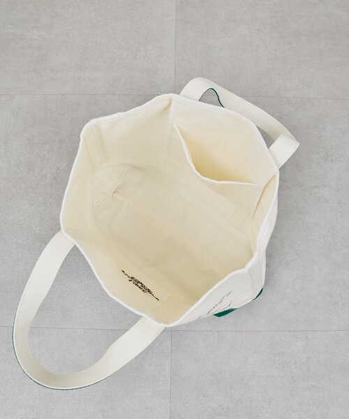 GALLARDAGALANTE（ガリャルダガランテ）の「メッセージキャンバストート（トートバッグ・レディース・ブラウン/グリーン・FREE）」の8枚目の写真