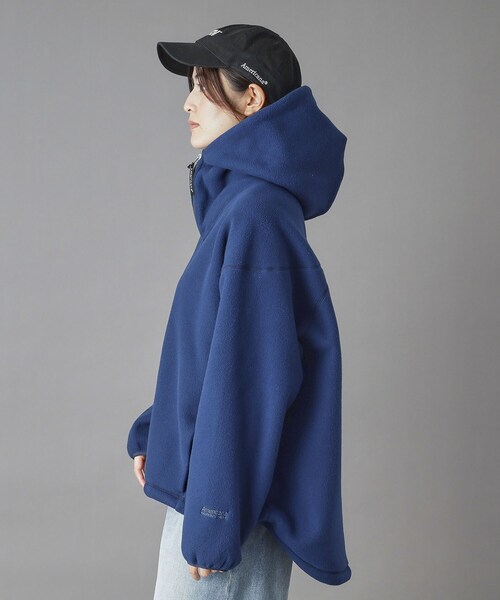 AMERICANA（アメリカーナ）の「Americana（アメリカーナ）フリースZIPパーカー（パーカー・レディース・キャメル/ネイビー・00）」の16枚目の写真