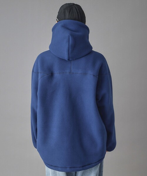 AMERICANA（アメリカーナ）の「Americana（アメリカーナ）フリースZIPパーカー（パーカー・レディース・キャメル/ネイビー・00）」の17枚目の写真