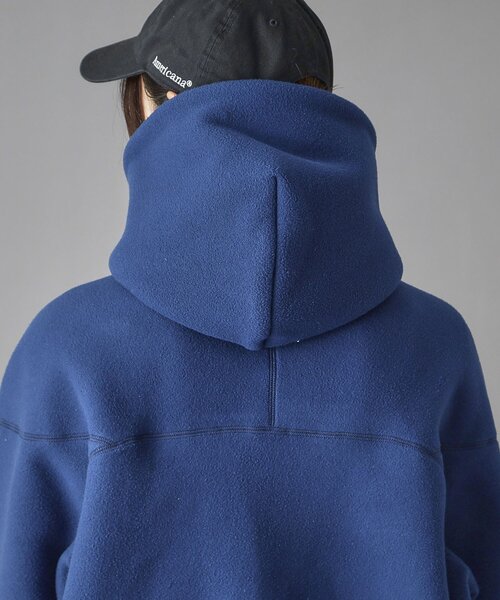 AMERICANA（アメリカーナ）の「Americana（アメリカーナ）フリースZIPパーカー（パーカー・レディース・キャメル/ネイビー・00）」の19枚目の写真