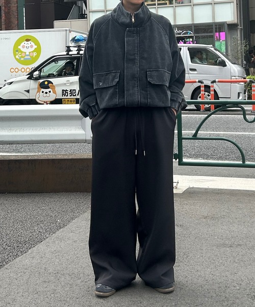 MandO（エムオー）（エムオー）の「ワイドリラックスイージーパンツ/ストライプ/無地（スラックス・メンズ・ブラック系その他/ブラック/グレー系その他・SMALL/MEDIUM/LARGE）」の12枚目の写真
