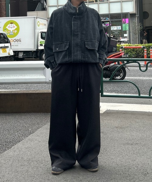 MandO（エムオー）（エムオー）の「ワイドリラックスイージーパンツ/ストライプ/無地（スラックス・メンズ・ブラック系その他/ブラック/グレー系その他・SMALL/MEDIUM/LARGE）」の10枚目の写真