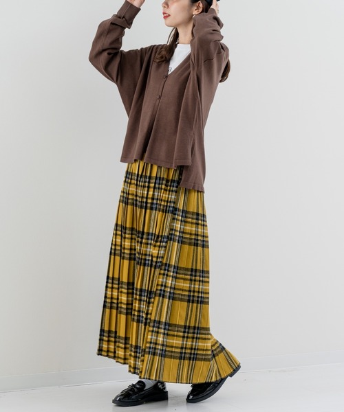 refinedworks（リファインドワークス）の「【refinedworks】しっとりとした上品な質感の デイリーニットカーディガン（カーディガン/ボレロ・レディース・レッド/ブラウン/オフホワイト・FREE）」の19枚目の写真