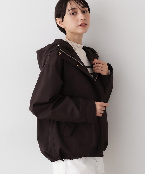 Dessin（デッサン）の「【洗える】裾ドローコード付きマウンテンパーカ（その他アウター・レディース・ブラック/ナチュラル/ブラウン系その他・03/02/01）」の2枚目の写真