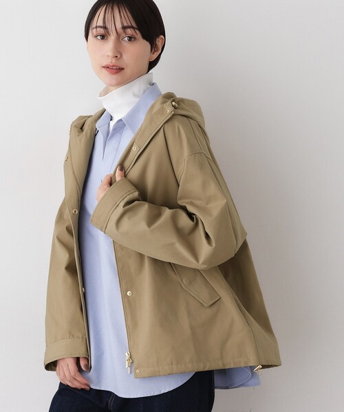 Dessin（デッサン）の「【洗える】裾ドローコード付きマウンテンパーカ（その他アウター・レディース・ブラック/ナチュラル/ブラウン系その他・03/02/01）」の3枚目の写真