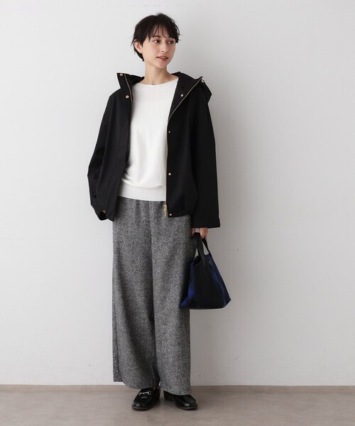 Dessin（デッサン）の「【洗える】裾ドローコード付きマウンテンパーカ（その他アウター・レディース・ブラック/ナチュラル/ブラウン系その他・03/02/01）」の8枚目の写真