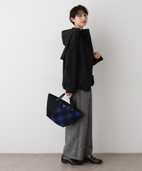 Dessin（デッサン）の「【洗える】裾ドローコード付きマウンテンパーカ（その他アウター・レディース・ブラック/ナチュラル/ブラウン系その他・03/02/01）」の9枚目の写真