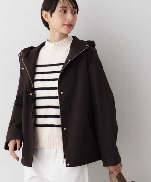 Dessin（デッサン）の「【洗える】裾ドローコード付きマウンテンパーカ（その他アウター・レディース・ブラック/ナチュラル/ブラウン系その他・03/02/01）」の12枚目の写真