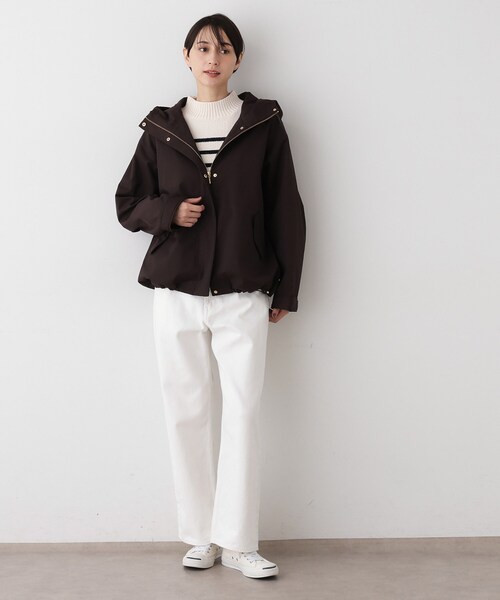 Dessin（デッサン）の「【洗える】裾ドローコード付きマウンテンパーカ（その他アウター・レディース・ブラック/ナチュラル/ブラウン系その他・03/02/01）」の13枚目の写真