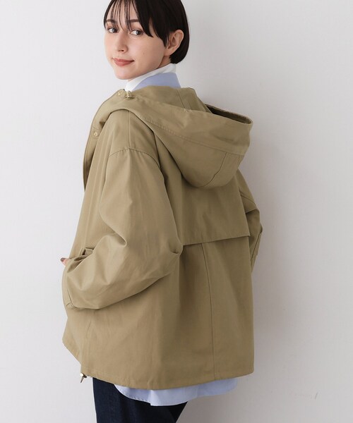 セール】【洗える】裾ドローコード付きマウンテンパーカ（その他