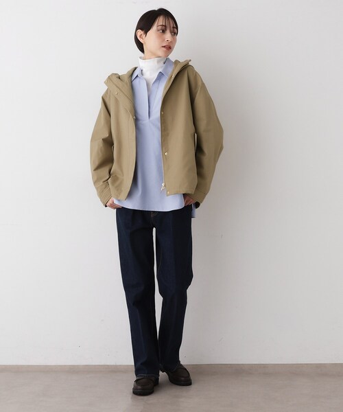 Dessin（デッサン）の「【洗える】裾ドローコード付きマウンテンパーカ（その他アウター・レディース・ブラック/ナチュラル/ブラウン系その他・03/02/01）」の17枚目の写真