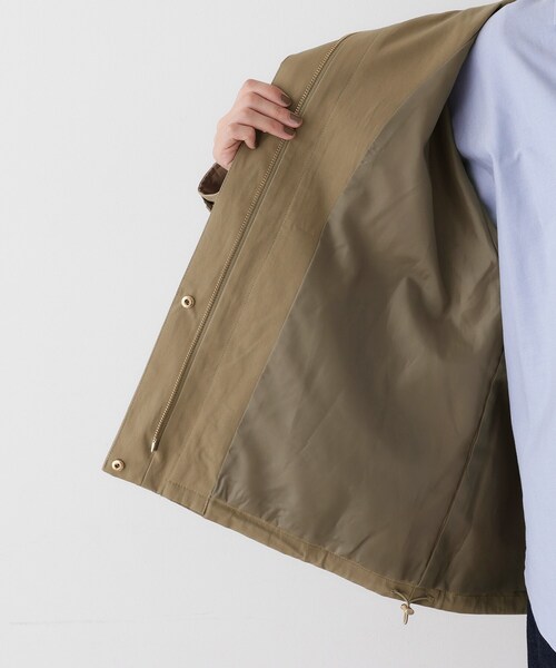 Dessin（デッサン）の「【洗える】裾ドローコード付きマウンテンパーカ（その他アウター・レディース・ブラック/ナチュラル/ブラウン系その他・03/02/01）」の4枚目の写真