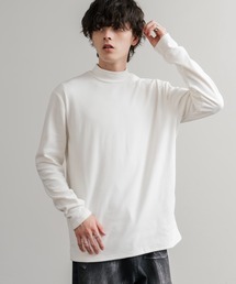 ストレッチフリースハイネック長袖Tシャツ