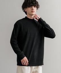 ストレッチフリースハイネック長袖Tシャツ