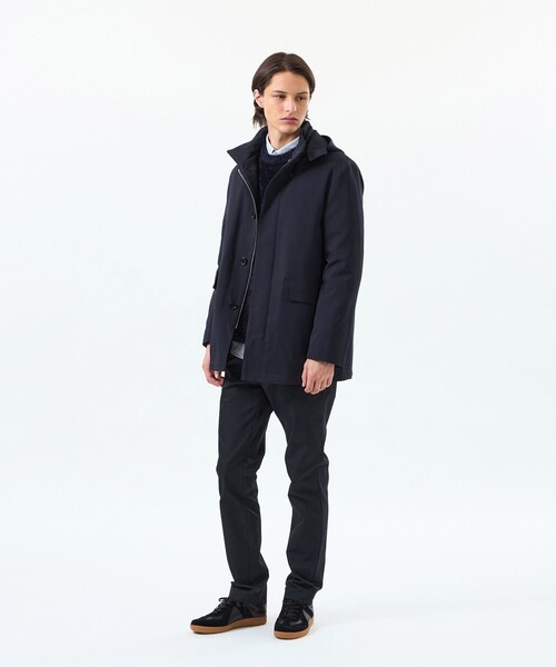 MACKINTOSH PHILOSOPHY(マッキントッシュ フィロソフィー)の「メランジツイル BELFAST(ベルファスト)ショート(ブルゾン・メンズ・ダークネイビー/チャコールグレー・38/42/40)」の5枚目の写真
