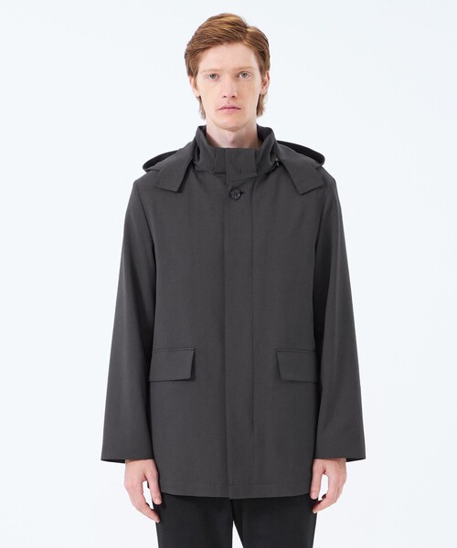 MACKINTOSH PHILOSOPHY(マッキントッシュ フィロソフィー)の「メランジツイル BELFAST(ベルファスト)ショート(ブルゾン・メンズ・ダークネイビー/チャコールグレー・38/42/40)」の6枚目の写真