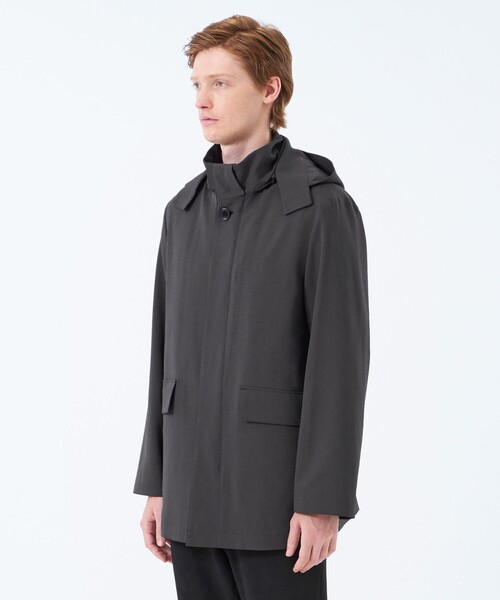 MACKINTOSH PHILOSOPHY(マッキントッシュ フィロソフィー)の「メランジツイル BELFAST(ベルファスト)ショート(ブルゾン・メンズ・ダークネイビー/チャコールグレー・38/42/40)」の7枚目の写真