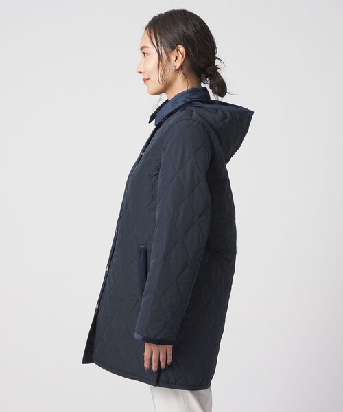 セール】キルティング 2WAY フーデッドコート ＜A DAY IN THE LIFE