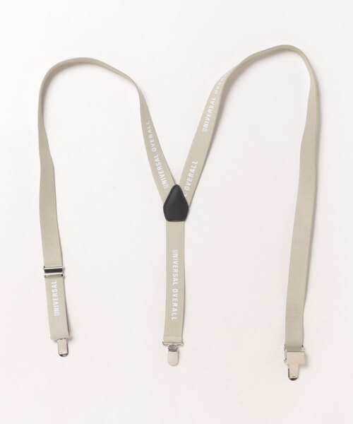 UNIVERSAL OVERALL（ユニバーサルオーバーオール）の「【RES】【UNIVERSAL OVERALL（ユニバーサルオーバーオール）】ロゴプリントサスペンダー（サスペンダー・レディース・グレー/ネイビー/ブラック・FREE）」の4枚目の写真