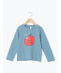 Samansa Mos2 Lagom | リンゴプリントロンT(Tシャツ/カットソー)