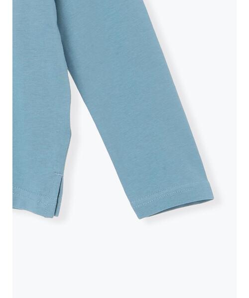 Samansa Mos2 Lagom(サマンサモスモスラーゴム)の「リンゴプリントロンT(Tシャツ/カットソー・キッズ・イエロー/オレンジ/ターコイズブルー・130/95/120/110/100)」の6枚目の写真