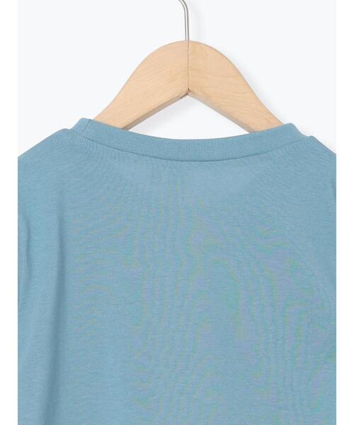 Samansa Mos2 Lagom(サマンサモスモスラーゴム)の「リンゴプリントロンT(Tシャツ/カットソー・キッズ・イエロー/オレンジ/ターコイズブルー・130/95/120/110/100)」の8枚目の写真