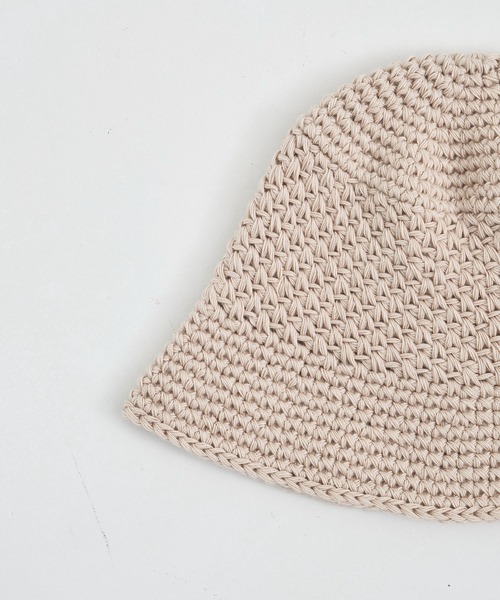 KIJIMA TAKAYUKI/キジマタカユキ】WOOL WASHI KNIT BUCKET HAT（ハット