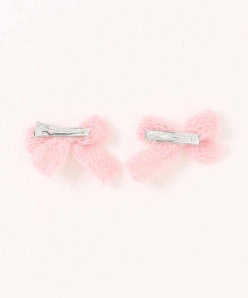 VIBGYOR Women(ヴィブジョー ウィメン)の「【float】ニット リボン パステル カラー ミニクリップ【2個セット】(バレッタ/ヘアクリップ・レディース・パープル/ピンク/ブルー/オフホワイト・FREE)」の21枚目の写真