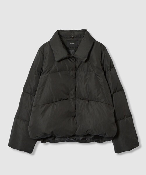 allureville（アルアバイル）の「ファーカラーショートダウンコート（ダウンジャケット/コート・レディース・ブラック/ライトベージュ・2）」の13枚目の写真