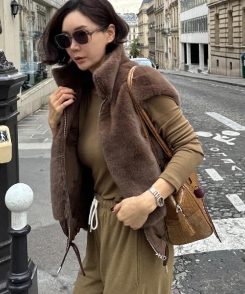 セール】ファーベスト ジップアップデザイン（ダウンベスト