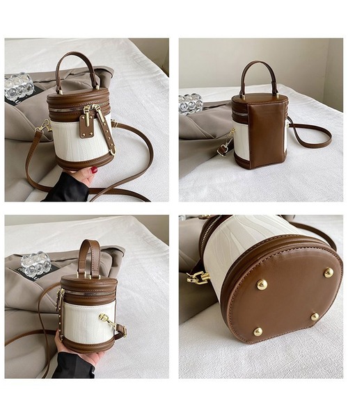 セール】【2WAYショルダー付】 レザータッチコンパクトバニティバッグ