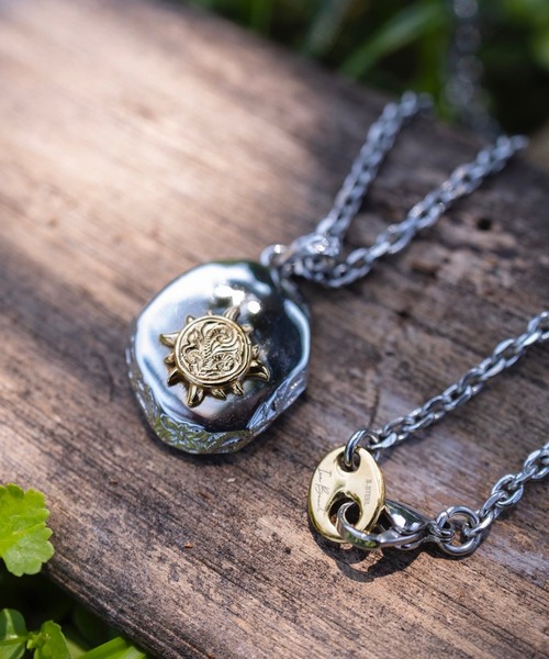 セール】Sunstone necklace/【ハワイアンジュエリー】【サージカル