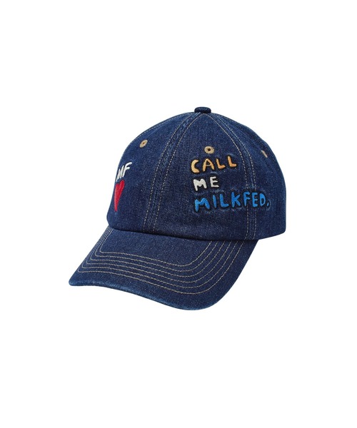 MILKFED.（ミルクフェド）の「DOODLE EMBROIDERY CAP（キャップ・レディース・ライトブルー/ブラック/ライトインディゴブルー・ONE SIZE）」の22枚目の写真
