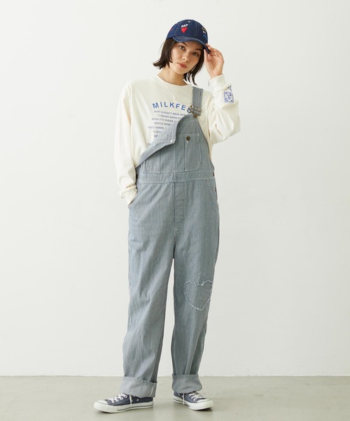 MILKFED.（ミルクフェド）の「DOODLE EMBROIDERY CAP（キャップ・レディース・ライトブルー/ブラック/ライトインディゴブルー・ONE SIZE）」の12枚目の写真