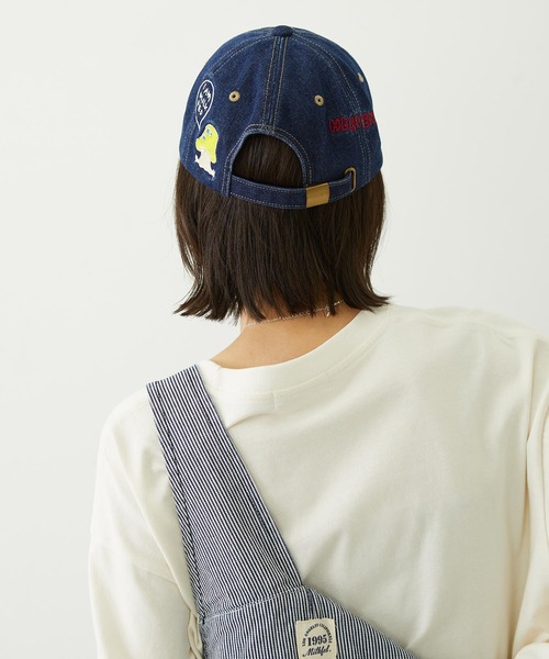 MILKFED.（ミルクフェド）の「DOODLE EMBROIDERY CAP（キャップ・レディース・ライトブルー/ブラック/ライトインディゴブルー・ONE SIZE）」の21枚目の写真