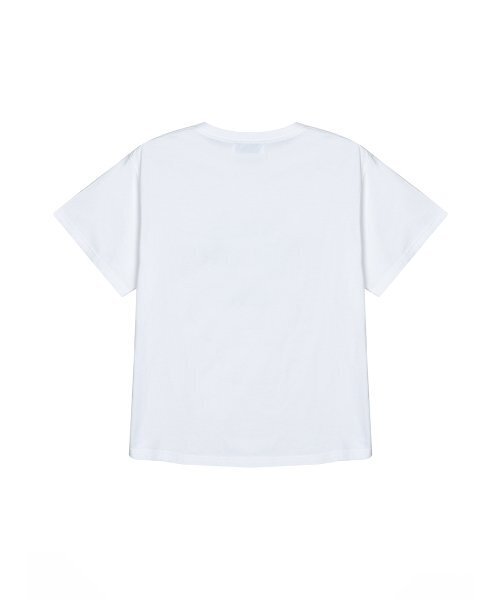 NICK&NICOLE（ニックアンドニコール）の「BIG BUTTERFLY SLEEVE TOP_WHITE BLUE（Tシャツ/カットソー・レディース・その他・FREE）」の5枚目の写真