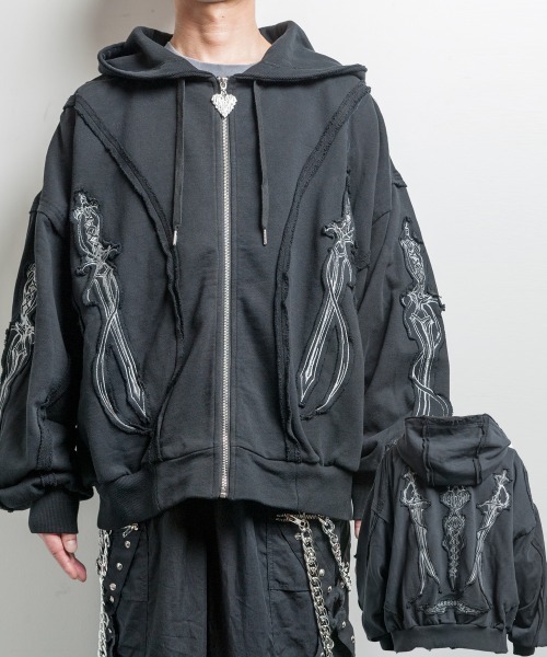 セール】TRIPLE DAGGER HOODIE(トリプル ダガー フーディー)ビッグ