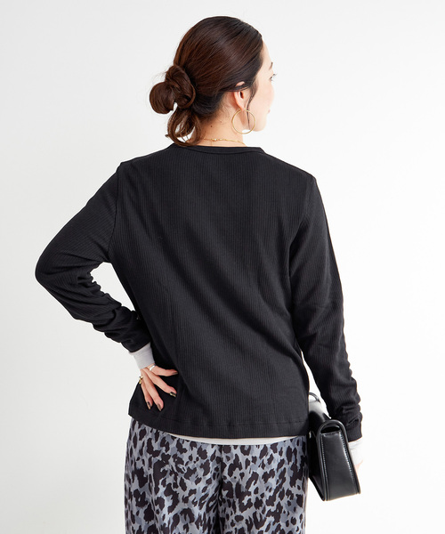 B.C STOCK（ベーセーストック）の「《2枚セット》ウォッシャブル / Ginger pack T-シャツ（Tシャツ/カットソー・レディース・ブラック/ピンク/イエロー/キャメル・FREE）」の10枚目の写真