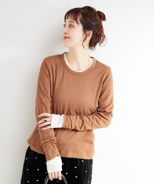 B.C STOCK（ベーセーストック）の「《2枚セット》ウォッシャブル / Ginger pack T-シャツ（Tシャツ/カットソー・レディース・ブラック/ピンク/イエロー/キャメル・FREE）」の14枚目の写真