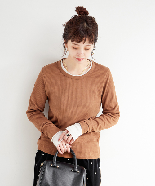 B.C STOCK（ベーセーストック）の「《2枚セット》ウォッシャブル / Ginger pack T-シャツ（Tシャツ/カットソー・レディース・ブラック/ピンク/イエロー/キャメル・FREE）」の15枚目の写真