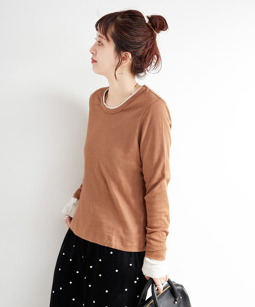 B.C STOCK（ベーセーストック）の「《2枚セット》ウォッシャブル / Ginger pack T-シャツ（Tシャツ/カットソー・レディース・ブラック/ピンク/イエロー/キャメル・FREE）」の16枚目の写真